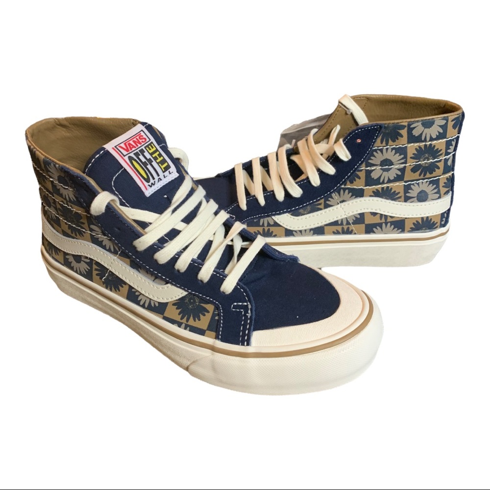 Vans SK8- HI 138 Decon Daisy Checkerboard Sneakers